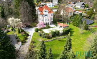 HISTORISCHE VILLA MIT EINZIGARTIGEM CHARME und Schlossbergblick in ruhiger Lage - mit zusätzlichem Baugrundstück!