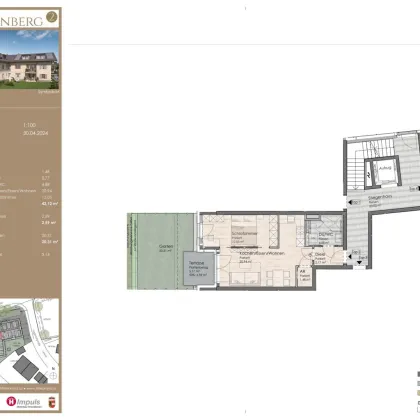 Ideal als Startwohnung & zur Anlage: 2-Zimmer-Gartenwohnung Top 2 - Bild 2