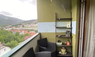 Mürzzuschlag: ***Neuer Preis*** Gut aufgeteilte 3 Zimmer Wohnung mit Loggia und Garage sucht neue Bewohner!