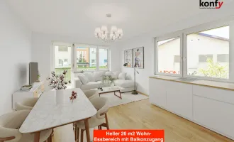 Neu sanierte 3-Zimmer-Wohnung mit Balkon, Fußbodenheizung und top Grundriss in Graz-St. Peter!