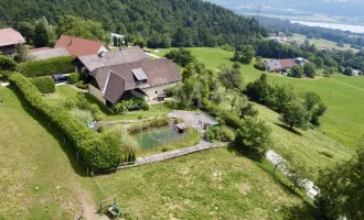 Ludmannsdorf: Charmante Naturresidenz mit Schwimmbiotop & Weitblick