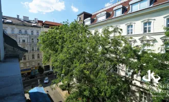 Servitenviertel, moderne, großzügige 2-Zimmerwohnung mit Blick ins Grün, 2,5m² Balkon!