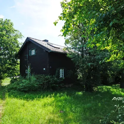 Uriges Holz-Wohnhaus auf großem, teilbaren Grund in Gablitz Hochbuch - Bild 2