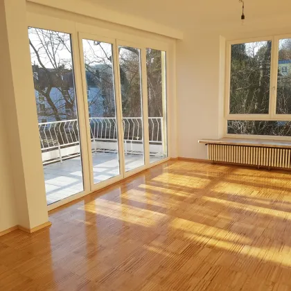 3 Zimmer mit viel Freifläche: Terrassenbalkon + Dachterrasse in Grünruhelage: 2er Stock ohne Lift! - Bild 2