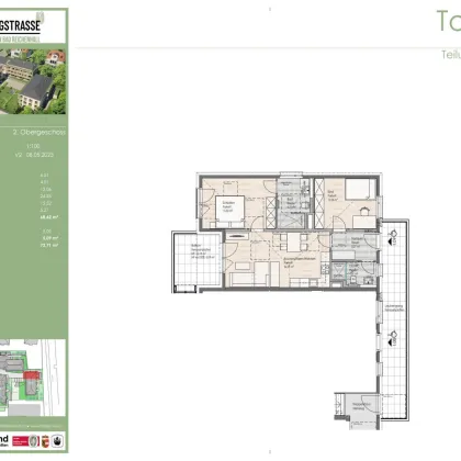 Frühlingstraße 30: 3-Zimmer-Wohnung im Dachgeschoss,Top 1.09 - Bild 2