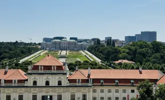 TOP BÜROFLÄCHE IM DG MIT BLICK AUF DAS SCHLOSS BELVEDERE - ERSTBEZUG NACH RENOVIERUNG