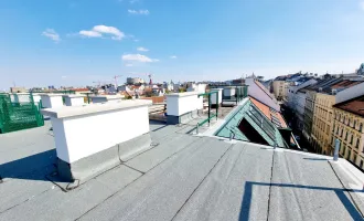 Neuer Preis! Einzigartige Eckwohnung im Dachgeschoss! Rarität in 1070 Wien! Viel Glas + 4 Zimmer + Atemberaubender Wienblick + Hochwertige Ausstattung + Beste Lage im Herzen der City!