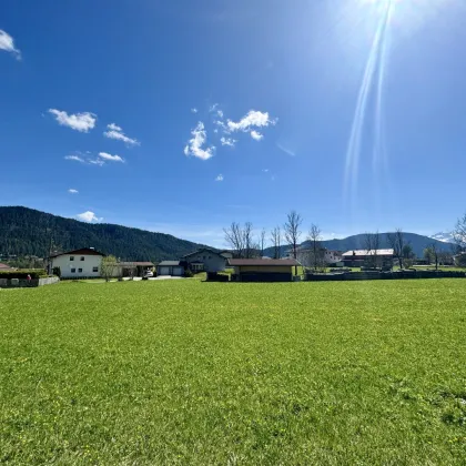 *wunderschöner sonniger Baugrund! ca. 600m² Baugrund + ca. 600m² Landwirtschaftliche Fläche in der schönen LEUTASCH! - Bild 3