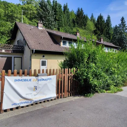 Sanierungsbedürftige Haushälfte in ruhiger Grünlage, 6 Zimmer mit Garage, Garten und 7.500 m² Wald - Bild 2