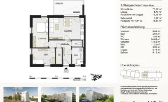 GRÜNE ALLEE GALLNEUKIRCHEN - 2 und 3-Zimmer Wohnungen, 55-70m² NEUBAU ERSTBEZUG