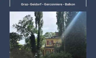 Graz - Geidorf - Moderne Garconniere mit Balkon - Top Unilage - Provisionsfrei