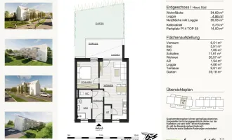 GRÜNE ALLEE GALLNEUKIRCHEN - 2 und 3-Zimmer Wohnungen, 55-70m² NEUBAU ERSTBEZUG