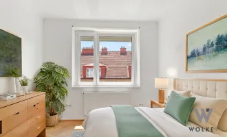 Helle 2-Zimmer-Wohnung mit Balkon in den Innenhof I Nahe Rudolfiner Privatklinik I Sofort verfügbar I