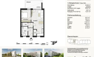 GRÜNE ALLEE GALLNEUKIRCHEN - 2 und 3-Zimmer Wohnungen, 55-70m² NEUBAU ERSTBEZUG