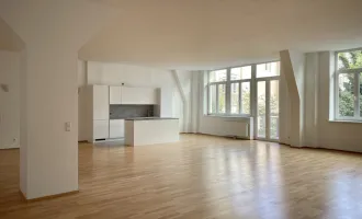 Unbefristeter Mietvertrag - Einzigartiges Loft mit 2 Schlafzimmern, neuer Küche und große Terrasse mit Grünblick - Einmalige Gelegenheit im 5. Bezirk in zentraler Lage!