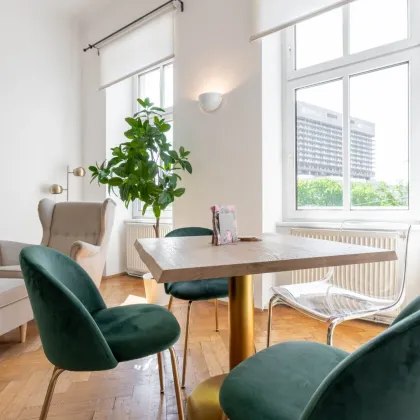 HELLE 2 ZIMMER ALTBAU II ca. 11m² BALKON II SOFORT NUTZBAR II AIRBNB oder SELBST EINZIEHEN II KOMPLETT MÖBLIERT II  II II NÄHE U6/AKH/VOLKSOPER/WUK - Bild 2