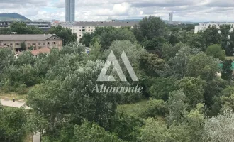 Blick über Wien  bis Kahlenberg - Balkon und Tiefgarage