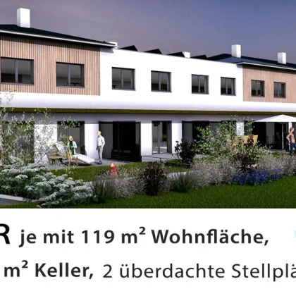 Klagenfurt: Reihenhaus mit Garten, Keller und 2 Kfz-Stellplätze  - TOP 12 - Bild 2