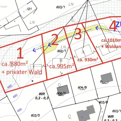 Rastbühel - in 10 Minuten in der Plüddemanngasse in Graz! 4 attraktive Baugrundstücke! - Bild 3