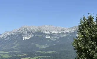 Grundstück mit Bestand nahe der Schipiste mit traumhaftem Kaiserblick