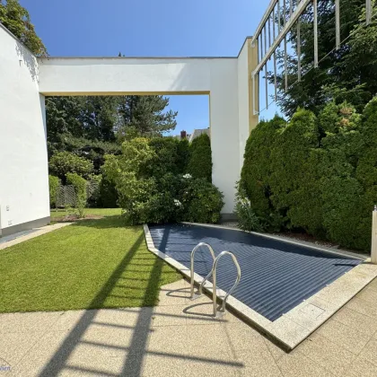 TRAUMWOHNUNG in AAA-TOPLAGE Salzburg-Stadt NONNTAL: 101 m² 3-4 Zimmer-Garten-Wohnung + 54 m² Nutzfläche im UG, 335 m² Eigengarten/"Privatpark", Außenpool, TG-Stellplatz - im BAURECHTSWOHNUNGSEIGENTUM - Bild 2