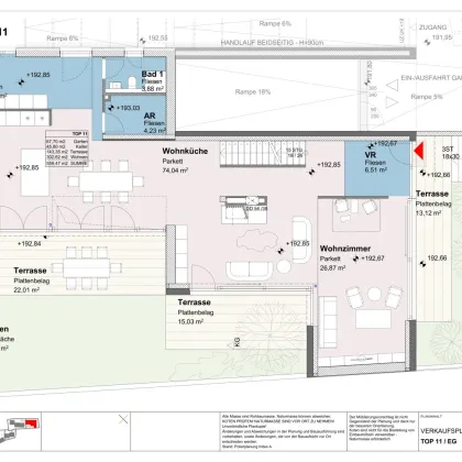 freistehende Luxus Villa mit Sauna, Whirlpool, 2 PKW Abstellplätze // Grenze 1190 - Wohnen am WEIDLINGBACH - Bild 2