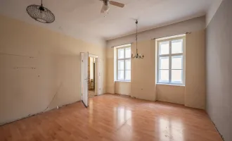 ++NEU++ Renovierungsbedürftige 3-Zimmer Altbau-Wohnung mit Balkonoption in toller Lage!