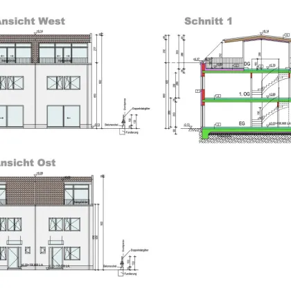 Reihenhaus im Rohbau auf einem Baurechtgrundstück - Bild 2