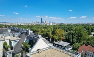 Traumhafter Weitblick - Wohnung mit Blick auf Prater und Innenstadt - Sanierungsbedarf