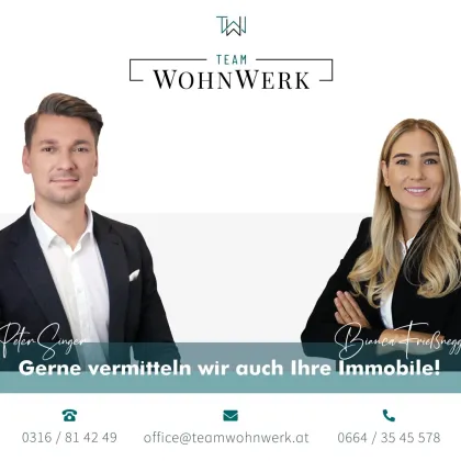 Charmante 3-Zimmer-Wohnung in ruhiger Wohnlage | tolle Raumaufteilung | 2 TG-Plätze vorhanden | Werndorf - Bild 3