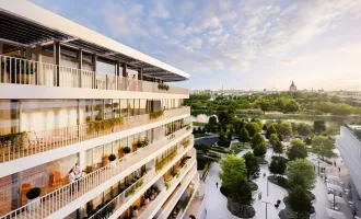 Hochwertige Singlewohnung mit Blick auf die Donau - Nähe U-Bahn Station Kaisermühlen