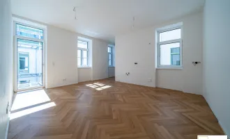 September 2024! Grundsanierte 3-Zimmer Altbauwohnungen mit 22qm hofseitigem Balkon!