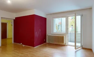 Ruhig gelegene, renovierungsbedürftige 2-Zi-Wohnung mit Loggia Nähe AKH zu kaufen