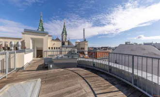 Über den Dächern der Josefstadt - Dachterrassenwohnung mit umwerfendem Ausblick