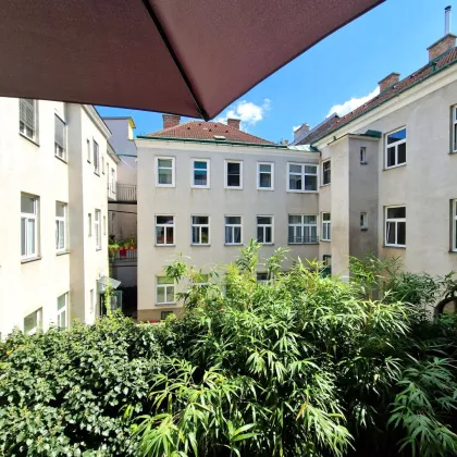 Grün statt Grau! Befristet vermietete 1-Zimmer-Wohnung mit charmant-idyllischer Terrassen-/Gartenfläche - Bild 2