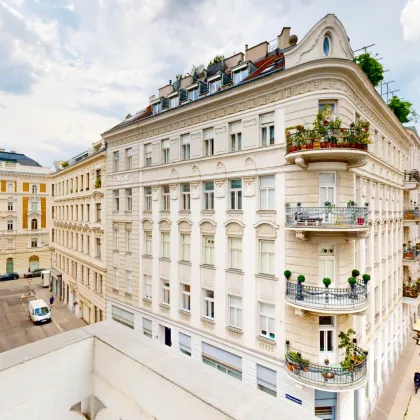 Außergewöhnliches Büro/Praxis/Ordination mit Lift | 3 Zimmer | gute Raumaufteilung | Balkon | Altbau-Charme in toller Lage - Bild 3