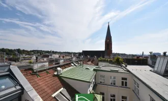 Über den Wolken - Herrschaftliches DG-Penthouse auf 2 Ebenen mit großer Dachterrasse und Weitblick im begehrten 18.Bezirk inkl. 2 Stellplätze!