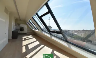 Über den Wolken - Herrschaftliches DG-Penthouse auf 2 Ebenen mit großer Dachterrasse und Weitblick im begehrten 18.Bezirk inkl. 2 Stellplätze!