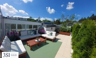 Großzügige Dachterrassenwohnung mit Garagenplatz in Grünruhelage