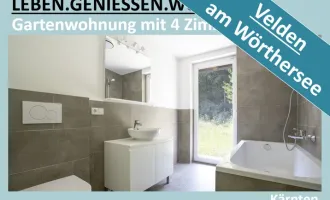 VELDEN AM WÖRTHERSEE - GARTENWOHNUNG MIT 4 ZIMMERN