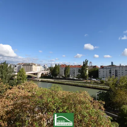 Stadtwohnung in Bestlage: Nähe Urania, Wien Mitte und Prater - 3.Zimmer-Traum mit Balkon und Donaukanal-Blick - Bild 2