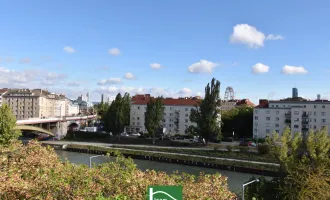 Stadtwohnung in Bestlage: Nähe Urania, Wien Mitte und Prater - 3.Zimmer-Traum mit Balkon und Donaukanal-Blick