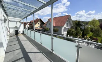 Hart bei Graz! Sonnige 3 Zimmer Wohnung mit TOP Ausstattung, großem Süd-Balkon & Carport und ein weiterer KFZ Abstellplatz