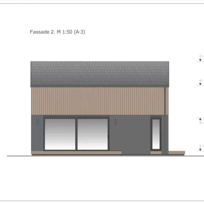 Einfamilienhaus in Holzriegelbauweise mit 2 Carports - Bild 3