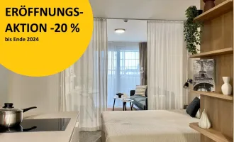 *OPENING DISCOUNT -20%* All-In-Living JONN-Y -möbliertes Apartment + Loggia -> Pauschalpreis + Gym, Sauna, Dachterrasse, Community Area & sämtlicher NK! 7 Min. zum Stephansplatz!