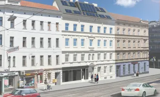 Neuer Preis! Baubewilligtes Zinshausjuwel! 92% Leerstand + Schönes Altbauhaus mit gegliederter Fassade + TOP-Lage in der Nähe des Wilhelminenbergs + Potential im Dachgeschoss!