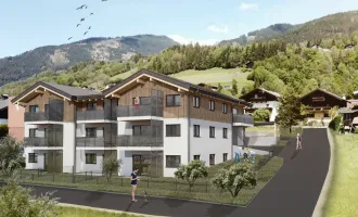 Neuwertige 2-Zimmer-Wohnung mit Balkon Carport und Parkplatz in Uttendorf