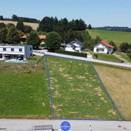 Südhang Grundstück mit Weitblick in Pichl bei Wels - Bild 2