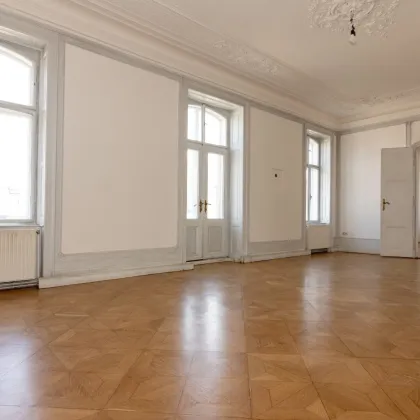 BADEN: eben GENERALSANIERT: sehr zentral am Kaiser-Franz-Josef-Ring: 250m²  Büro / Praxis.... in einem sehr schönen Altbau  (erster Stock ohne Lift) - Bild 2