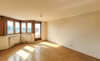 -10% BUWOG WOHNPREISSCHMELZE! 3D-Tour! PROVISIONSFREI VOM EIGENTÜMER! 13.OG! FERNBLICK AUF DEN WIENERWALD! 4-ZIMMER MAISONETTE-WOHNUNG MIT TERRASSE NÄHE U4!